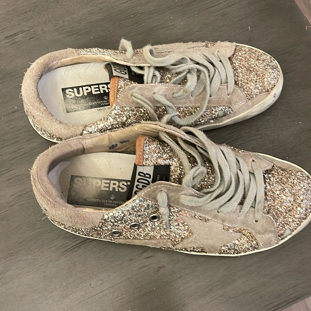Gold and Grey Used Condition Golden Goose size 38
